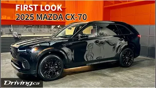 2025 Mazda CX-70 | First Look | Driving.ca