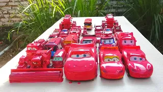 Clean up muddy minicar & disney pixar car convoys! Play in the garden