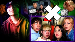 Investigating Our Best Friend's Haunted House | SAM AND COLBY REACTION| CelinaSpookyBoo's House