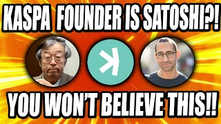 Kaspa's Founder Yonatan Is Satoshi Nakamoto?! Let's Dive In! (INSANE DISCOVERY)