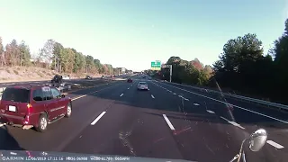 Driving through Winston-Salem, North Carolina