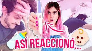 ¡ESTOY EMBARAZADA! BROMA A MI ESPOSO | MIS PASTELITOS