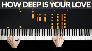 How Deep Is Your Love - Bee Gees | Tutorial of my Piano Cover