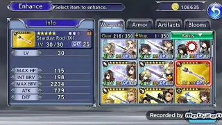 DFFOO Limit Breaking Weapons with limited Power Stones