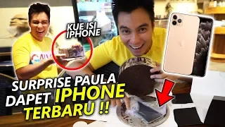 NGERJAIN PAULA..IPHONE 11 DIUMPETIN DI BAWAH KUE ULANG TAHUN !!