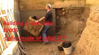 Building a root cellar EP005 - Cellar inside of cellar