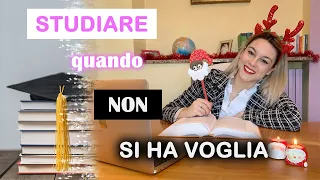 COME STUDIARE QUANDO NON HAI VOGLIA | Le mie 10 STRATEGIE | Feat. vicino rumoroso | XMAS edition🎄