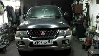 MITSUBISHI PFJERO двс 6G72 замена грм.