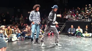 Juste Debout Japon LES TWINS best8 2011. 1. 11 tokyo hip hop