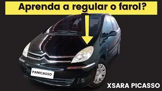 XSARA PICASSO - Aprenda a regular o facho do farol