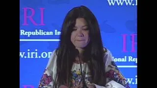 Ruslana's speech at IRI's 2014 Freedom Award Ceremony | Washington, 09.10.14