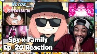 Spy x Family Episode 20 Reaction | ANY SITUATION INVOLVING ANYA BECOMES 100X MORE CHAOTIC!!!