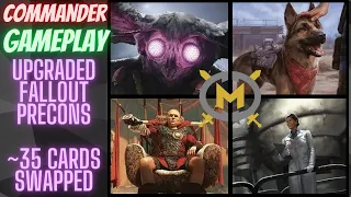 Fallout Commander Game - Upgraded Precons - Mothman, Dogmeat, Dr Madison Li, Caesar - EDH MTG PIP