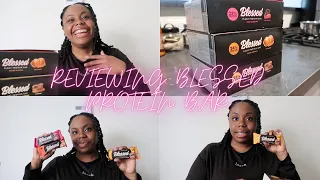 Taste Test Review: Blessed *NEW* Plant Based Protein Bars|Vegan Friendly|Tailah Rae