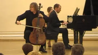 Brahms - Clarinet Sonata no.1 op.120-1 on a cello - Alexander Kniazev & Andrei Korobeinikov