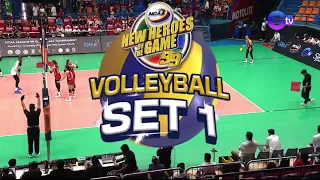 NCAA Women's Volleyball Benilde vs. Perpetual (First Set) | NCAA Season 99