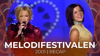 Melodifestivalen 2001 (Sweden) | RECAP