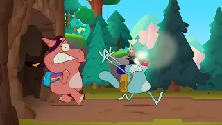 हिंदी Oggy and the Cockroaches 😂बिल्ला फसा जंगल में 😂 Hindi Cartoons for Kids