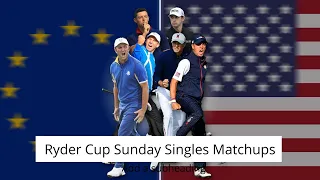 Ryder Cup Matchups and Pairings Possibilities