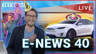 E-News #40 Tesla Rekordverlust & Model 3 auf Kurs, E-Auto vom Weltmeister, Rekord bei Solarzelle