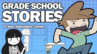 Grade School STORY! ft. Alex Animation Corner