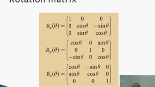 Robotics_05_Frame transformation in 3D (Rotation and translation matrix)