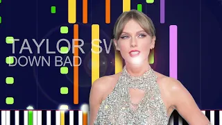 Taylor Swift - DOWN BAD (PRO MIDI FILE REMAKE) - "in the style of"