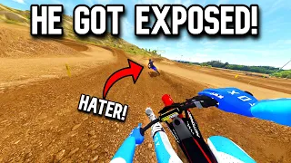 1v1 VS MY BIGGEST HATER IN MX BIKES!