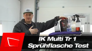 IK Multi Tr1 Sprühflasche im Test - Was bietet die Premiumflasche und überzeugt das Sprühbild?