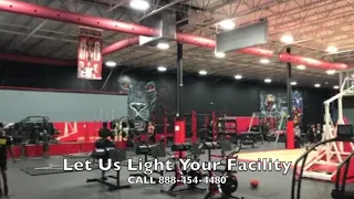 LED Gym Lighting (Live Look) - Condor High Bay LED Gym Light Fixtures