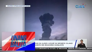 Ashfall, naranasan sa ilang lugar sa Negros Island kasunod ng pagsabog ng Bulkang... | Unang Balita