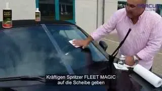 Scheibenversiegelung – Lässt Wasser einfach abperlen (Bisher: "FLEET MAGIC")