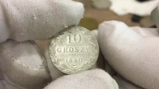 Польша Россия 10 грош 1840 года MW двор 10 GROSZY 1840 POLSKA