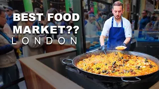 London's BEST Food Market?? Eating My Way Through London's Borough Market | 4K HDR 60 FPS