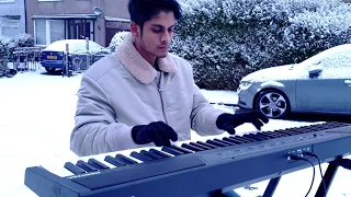 Playing Turkish March in the snow | Mozart - Rondo Alla Turca (Rahul Suntah)