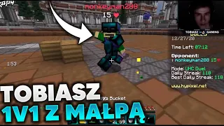 TOBIASZGAMING vs ODPALONA MAŁPA, Tobiasz Detektyw Hypixel Duels!