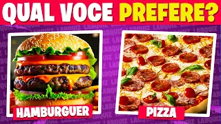 WHAT DO YOU PREFER? HAMBURGER OR PIZZA