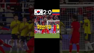 South Korea 🇰🇷vs 🇨🇴 Colombia #shorts #SouthKorea #colombia