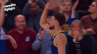 GSW highlights! GSW Blows OKC thunder w/out Steph curry No problem!! Klay erupts 42pts w/3pts!! #GSW