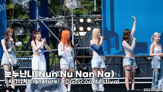 시그니처(cignature) 눈누난나 casscool fetival (2023.08.19)[4k60p]