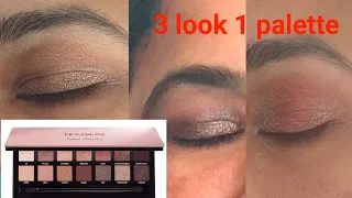 3 easy eye look with one most pigmented palette | DOUGLAS pink nudes eyeshadow |