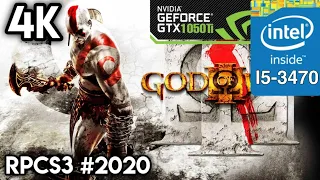 GOD OF WAR 3 | RPCS3-v0.0.10 | I5 3470 + GTX 1050Ti | 4K + BEST Settings | #2020