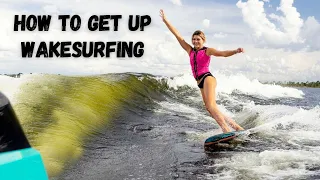 HOW TO GET UP WAKESURFING LIKE A PRO // Tutorial Tuesdays