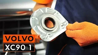 How to change a front Strut Mount on VOLVO XC90  [TUTORIAL AUTODOC]