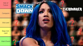 TIER LIST WWE SMACKDOWN ROSTER 2022