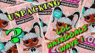 РАСПАКОВКА КУКЛА LOL HAIRGOALS 1 ВОЛНА / UNPACKING DOLL LOL HAIRGOALS WAVE 1