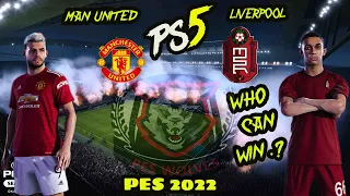 PES2022 | LIVERPOOL VS MANCHESTER UNITED NEW PLAYERS | FULL GAMEPLAY | PS5 🤯🔥 ( 4K/HDR )