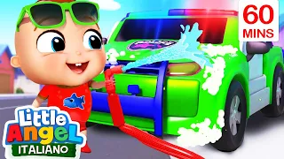 L' Autolavaggio Di Gianni 🚗🧼 Cartoni Animati con Gianni Piccino - Little Angel Italiano