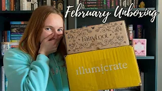 Book Box Unboxing | February Illumicrate & FairyLoot