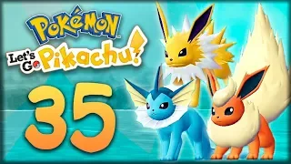 ТРИ ЭВОЛЮЦИИ ИВИ - Pokemon: Let's Go, Pikachu #35 - Прохождение (ПОКЕМОНЫ НА НИНТЕНДО СВИЧ)